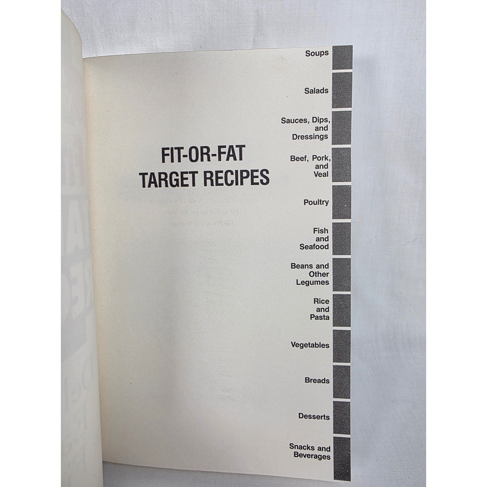 Fit or Fat Target Recipes Cookbook by Covert‎ Bailey & Lea Bishop VTG Diet 1985 - Picture 2 of 10